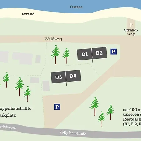 Ferienglück - 100 M Zum - Garten&privatterrasse - Hund Willkommen Ferienhaus