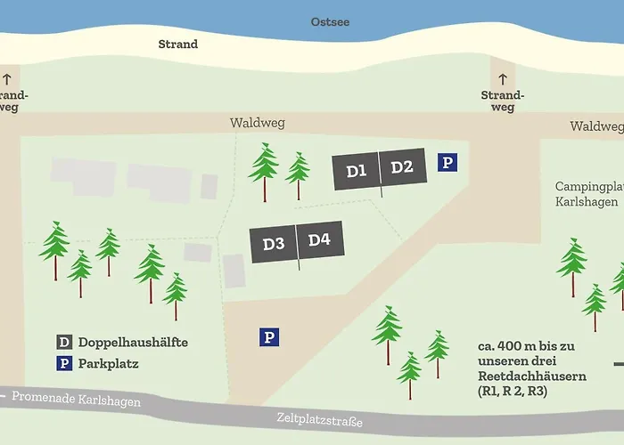 Ferienglueck - 100 M Zum - Garten & Privatterrasse - Hund Willkommen * Karlshagen